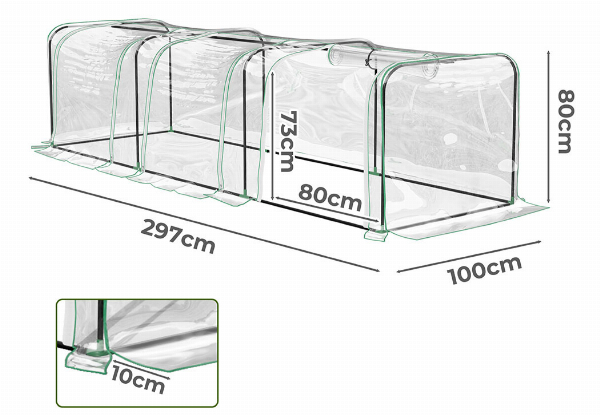 Lambu Portable Mini Greenhouse Shed