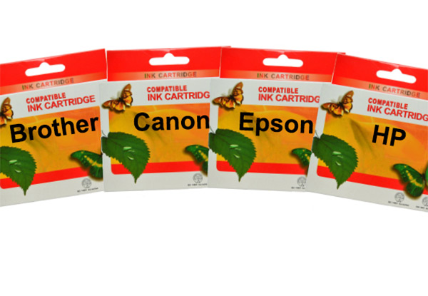 $27 for Five Ink Cartridges Compatible with Epson, Brother or Canon Printers, or $39 for a Set of Premium Ink Cartridges incl. Hewlett Packard Printers, with Free Shipping (value up to $79)