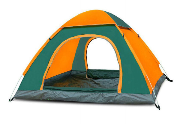 Outdoor Three-Person Camping Pop-Up Tent