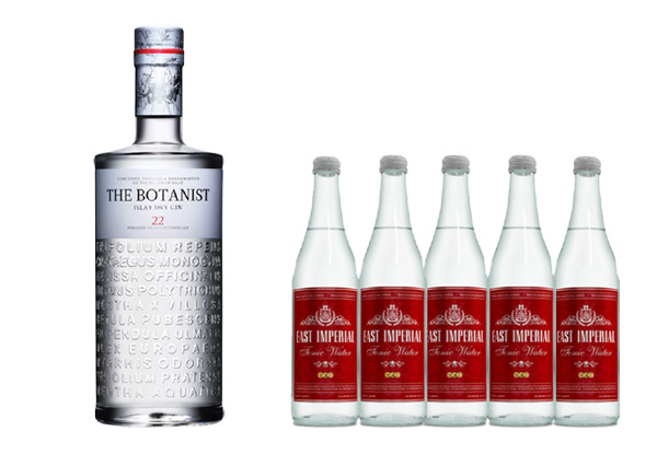The Botanist Gin 700ml incl. Five Tonic Waters - Option for just The Botanist Gin