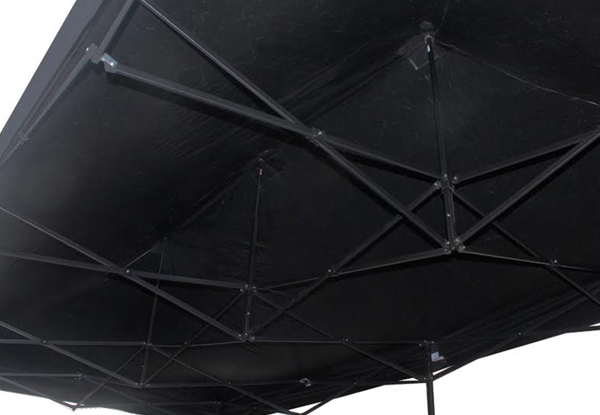 3x6m ToughOut Gazebo with Three Side Walls - Three Colours Available