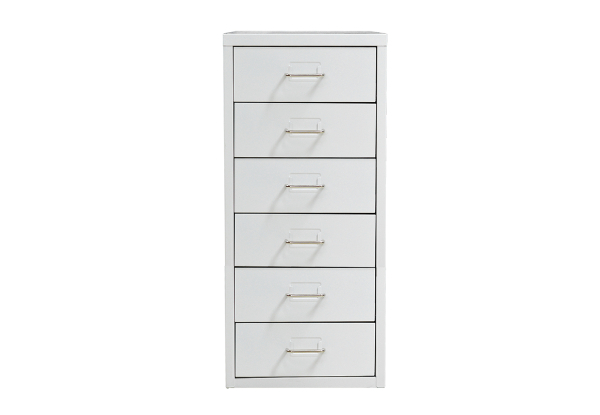 Levede Six-Drawer Steel Rack Storage Cabinet