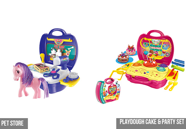 Kids Pretend Play Suitcase - Twelve Styles Available