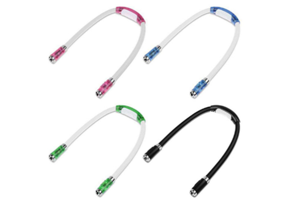 LED Neck Light Reading Light - Four Colours Available & Option for Two