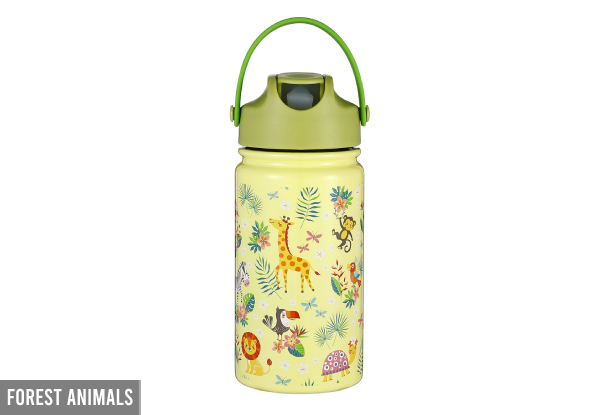 Kids 450ml Stainless Steel Drink Bottle - Four Options Available