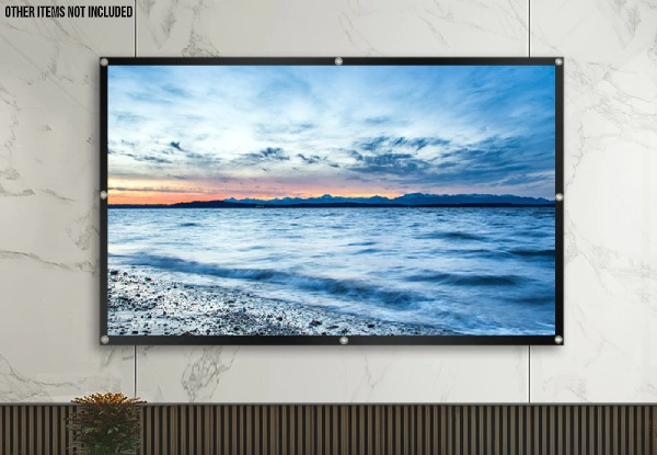 100" Foldable Projection Screen