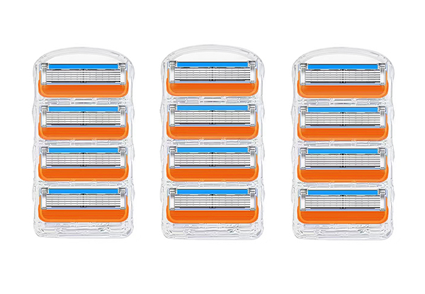 12-Piece Razor Blade Refill Compatible with Gillette Fusion 5