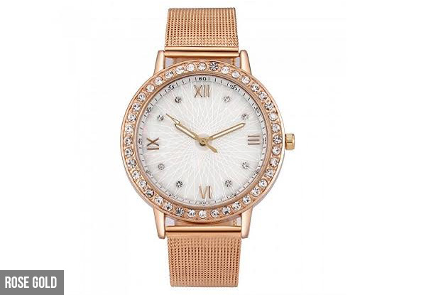 Katie Mesh Strap Watches - Three Colours Available with Free Delivery