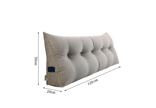 120cm Triangular Wedge Cushion - Two Colours Available - Two Colours Available