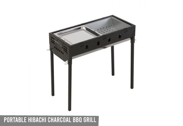 Portable Hibachi Outdoor Barbecue - Option for Brazier with BBQ Grill