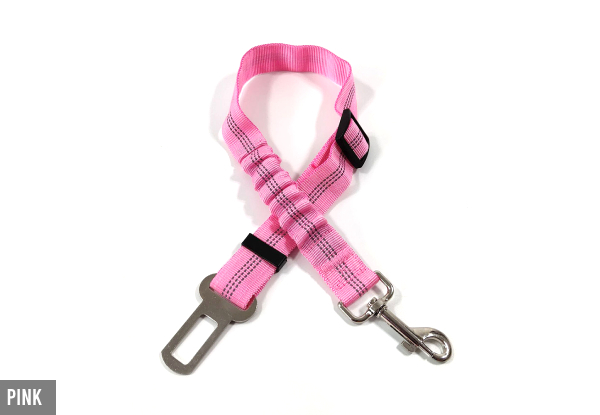 Nylon Pet Car Seat Belt - Eight Colours Available