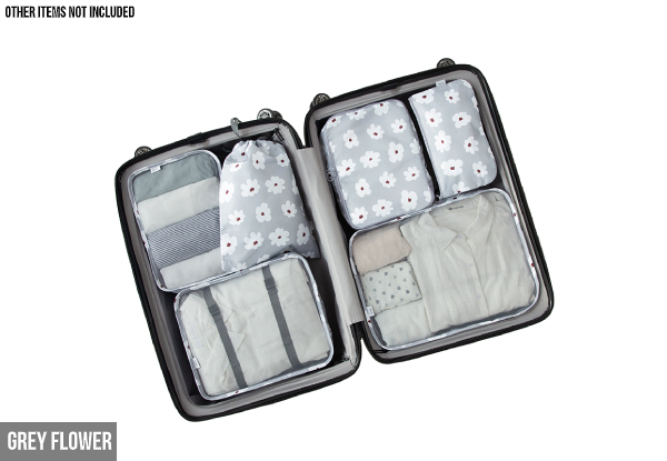 Six-Piece Travel Organiser Storage Set - Four Styles Available & Option for Two