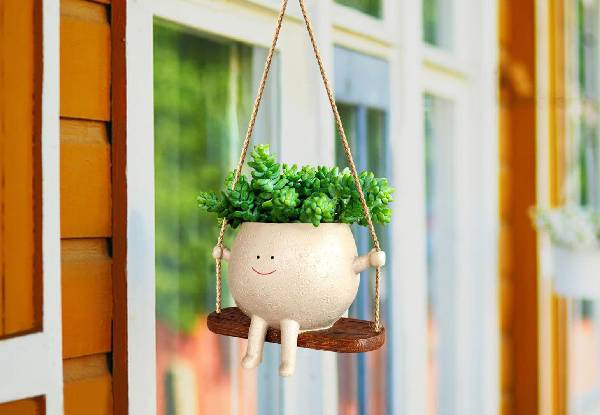 Swing Hanging Planter with Drainage Hole