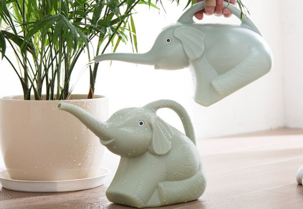 Elephant Shaped Watering Can - Three Colours Available