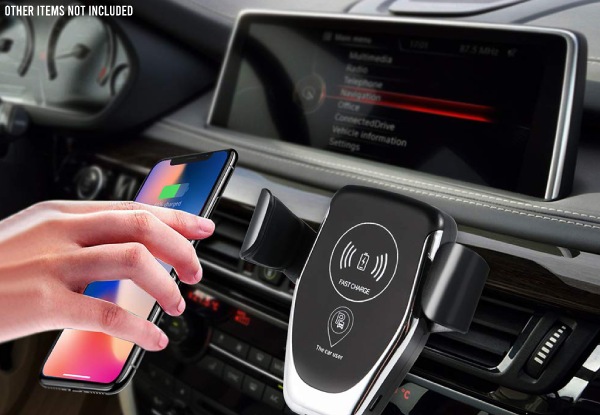 10W QI Wireless Fast Charger Car Mount - Option for Two