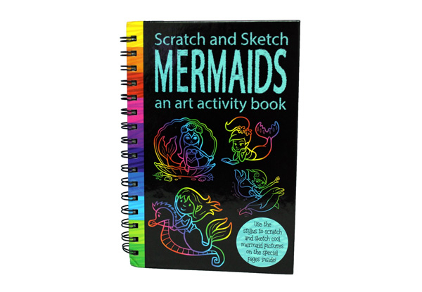 Scratch & Sketch Book Range - Option for Mermaids, Princess or Both with Free Delivery