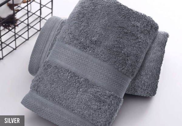 Two-Piece Organic Bath Towel Set - Nine Colours Available