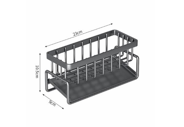 Multi-Functional Stainless Steel Sink Organiser with Drain Rack - Four Styles Available