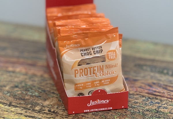 10-Pack of NZ-Made Low Carb Peanut Butter Mini Protein Cookies