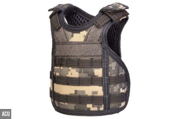 Tactical Vest Beer Bottle Sleeve Range- Seven Styles Available