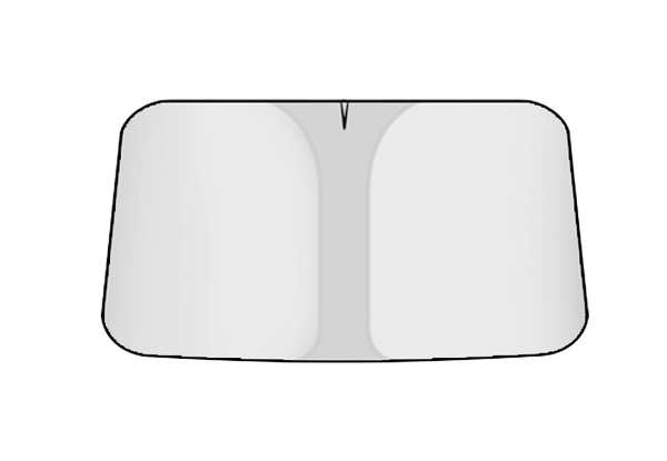 Car Windshield Sun Shade - Available in Two Sizes & Option for Two-Pack