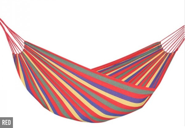Outdoor Portable Hammock - Two Sizes & Two Colours Available with Free Delivery