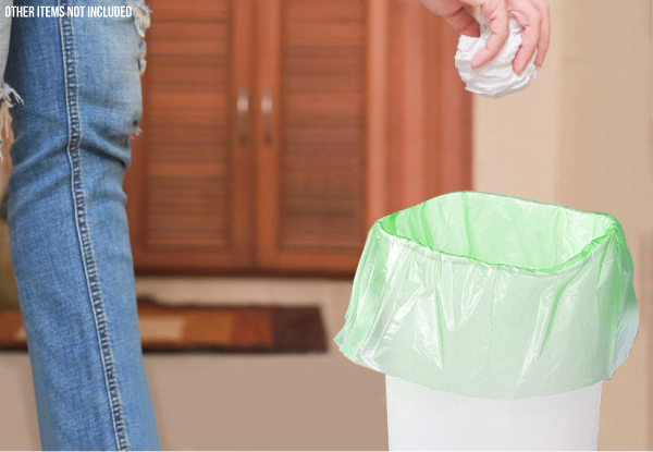 100 Small Biodegradable Trash Bags - Option for 50 Large Bags