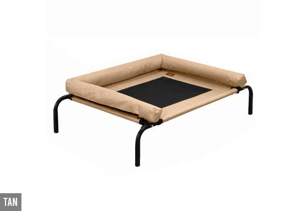 PaWz Durable Elevated Bolster Pet Bed - Three Sizes & Seven Colours Available