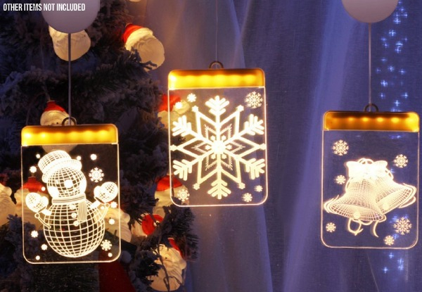 Hanging Square Christmas Light - Five Styles Available