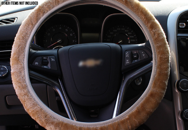 Winter Car Steering Wheel Cover - Four Colours Available