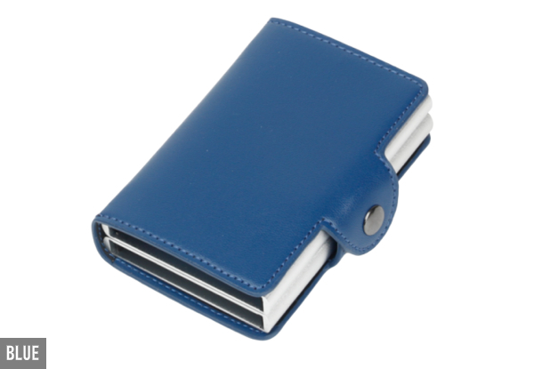 RFID Blocking Card Wallet - Five Colours Available & Option for Two with Free Delivery