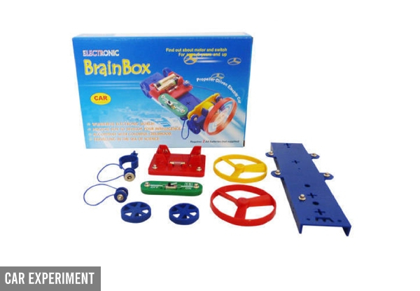 Two-Pack of BrainBox - Boat Experiment & Car Experiment