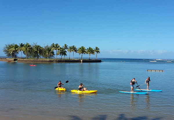 Per Person Twin Share Fijian Getaway to Naviti Resort, Coral Coast Fiji incl. Airport Transfers, Daily Buffet Breakfast, Scuba Diving Lesson in Pool & Water Activities - Book Before 31st of January & Two Children Stay & Eat Free