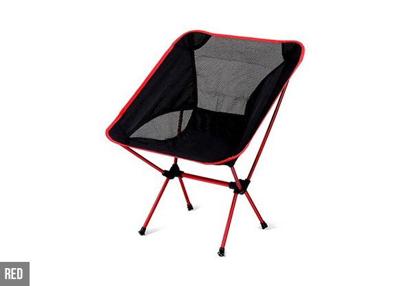 Portable Folding Chair  - Available in Four Colours with Free Delivery