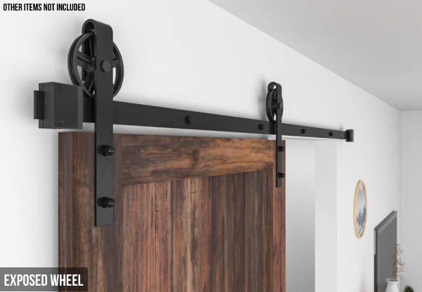 Barn Door Hardware - Two Styles & Six Sizes Available