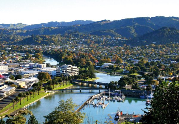 Per-Person, Twin-Share Six-Day East Cape & Central Lakes Escape incl. Six-Day Car Rental from Gisborne to Rotorua, Five Nights Accommodation & More