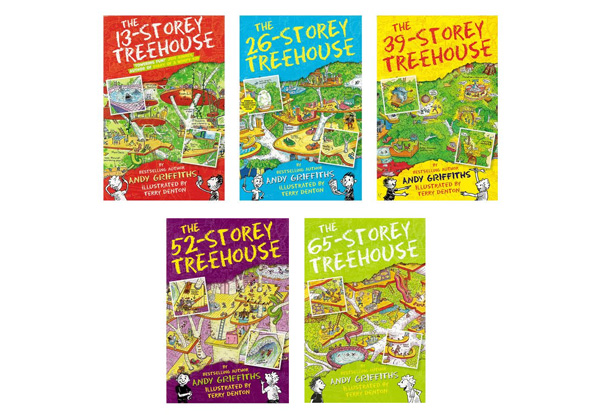 Five-Book Andy Griffith's Storey Treehouse Set