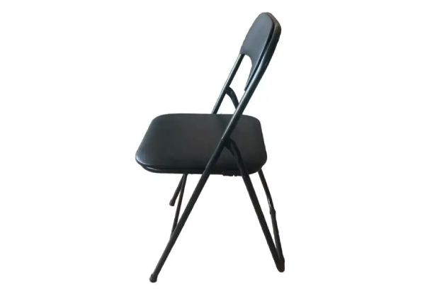 Four-Piece Foldable Chair with Padded Seat