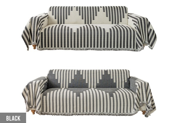 Reversible Chenille Sofa Cover - Available in Five Colours & Four Sizes