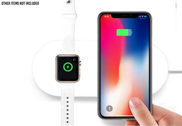 Wireless iPhone & Apple Watch Two-in-One Charger