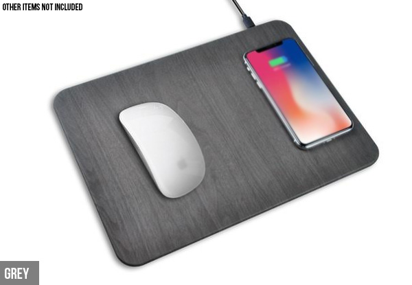 Fast Charge Wireless Mousepad Charger - Two Colours Available