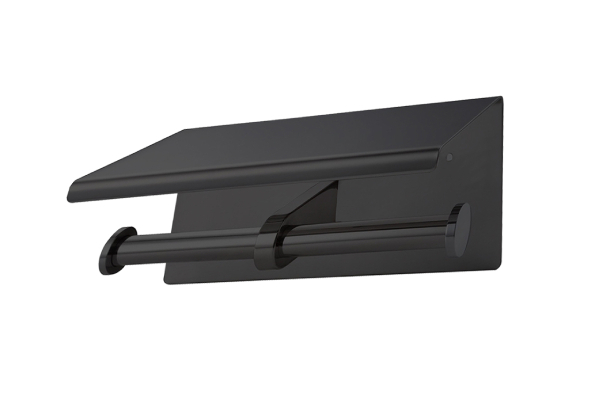 Bathroom Double Roll Paper Holder - Two Colours Available