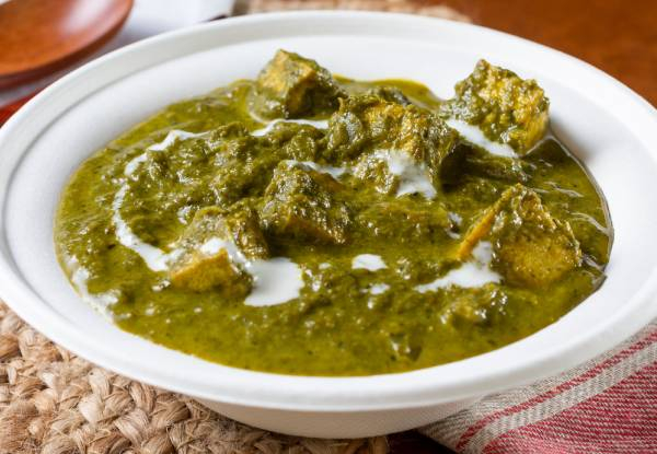 Two Curries, Rice, Butter Naans & Papadums! Options for up to Five Curries!