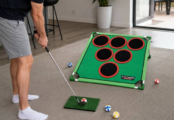 Golf Game Play Set incl. Hitting Mat & 20 Balls