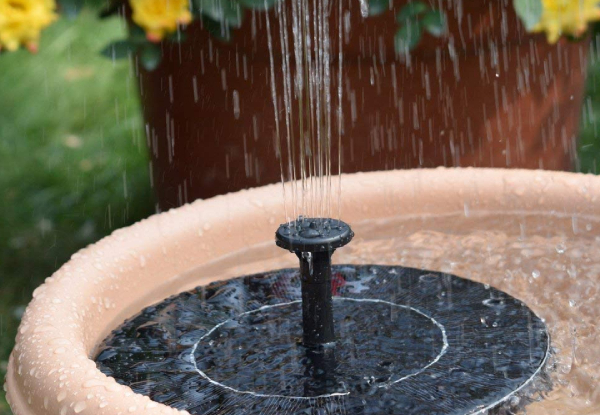 Floating Solar Powered Fountain Pump