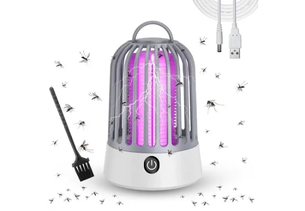 Portable Rechargeable Bug Mosquito Zapper - Two Colours Available