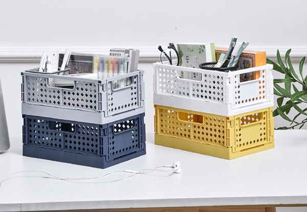 Foldable Storage Basket - Four Colours Available