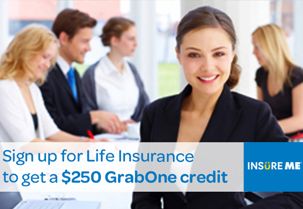Sign up for Life Insurance with Insure Me & Get $250 GrabOne Credit