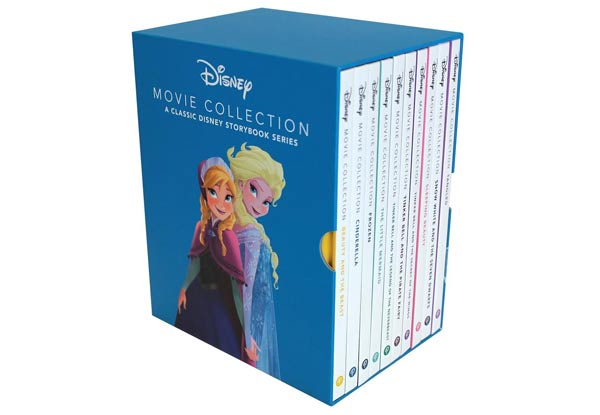 Ten-Book Disney Movie Collection Set, Opt. for Two Ten-Book Sets Available