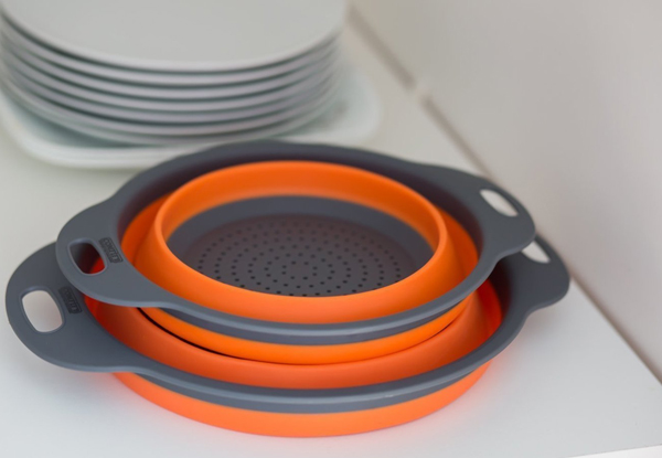 Two-Pack Collapsible Colanders